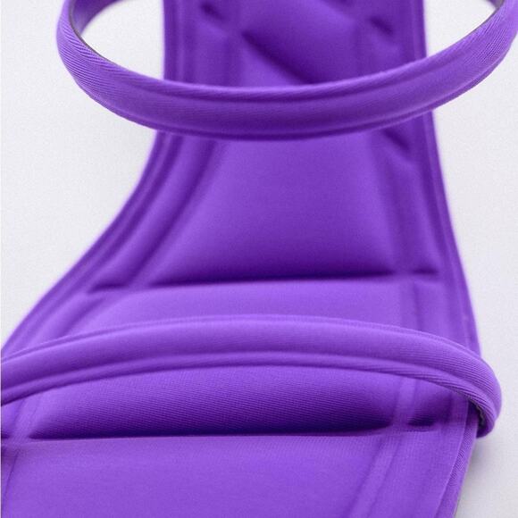 ZARA SANDALS HIGH HEELS LILAC - Picture 6 of 6